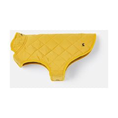 Joules Antique Gold Quilted Dog Coat
