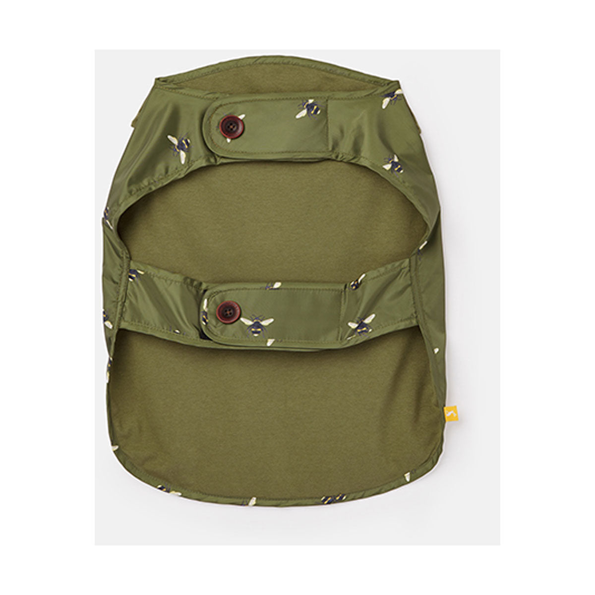 Joules Dog Water Resistant Raincoat - Olive Bee