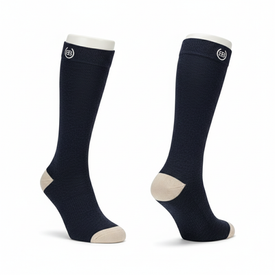 Premium Long Merino Socks - Navy Blue