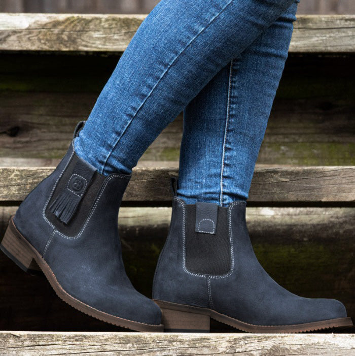 Tulsa Short Boots - Navy
