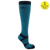 Woof Wear Long Bamboo Waffle KnitRiding Socks: Pack of 2 image #