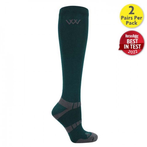 Woof Wear Long Bamboo Waffle KnitRiding Socks: Pack of 2 image #