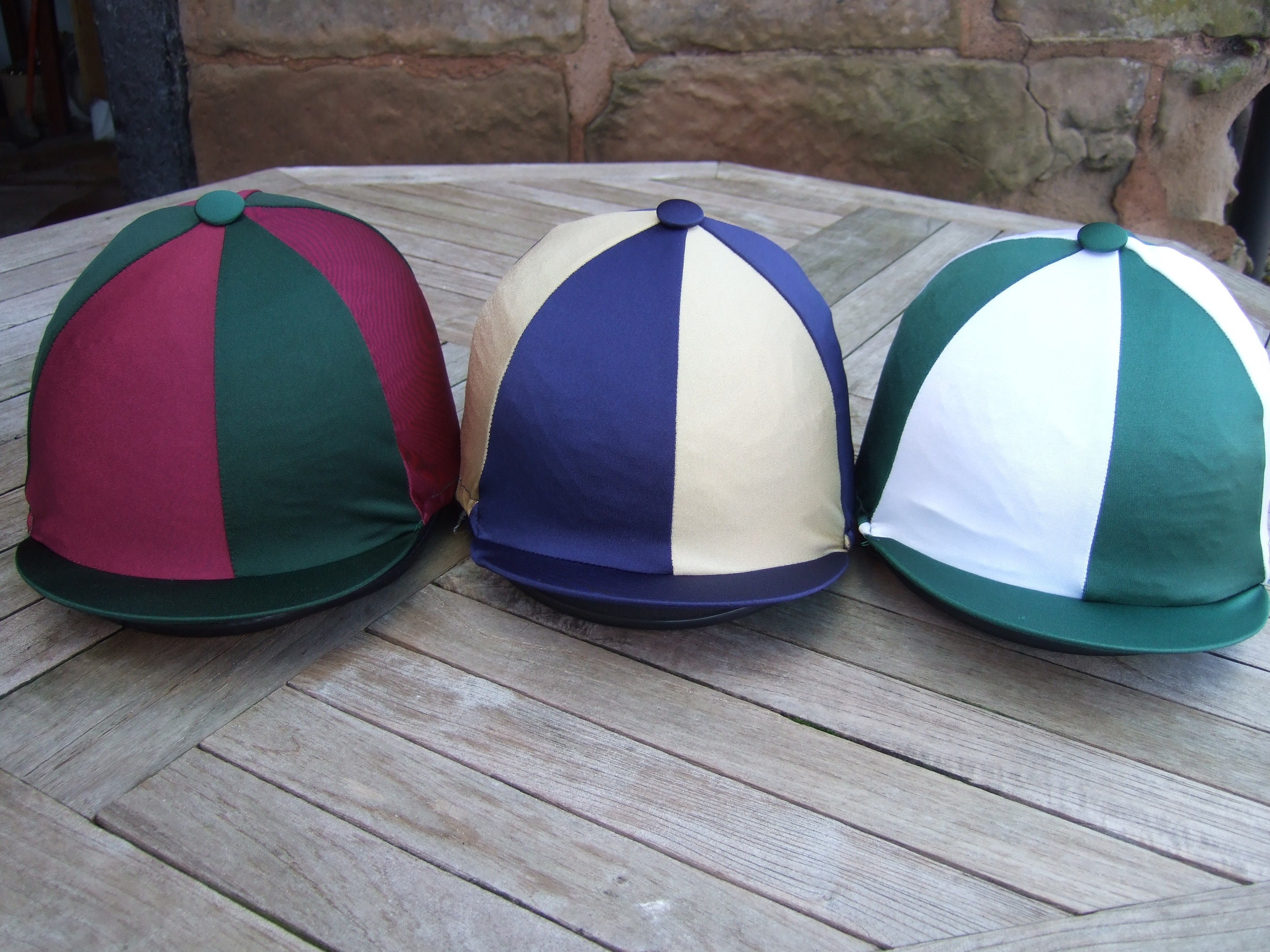 New Shires Riding Skull Hat Helmet Cover Silk Plain or Multi  Designs 