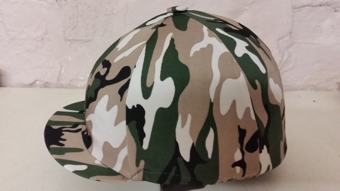 Camouflage Lycra hat cover