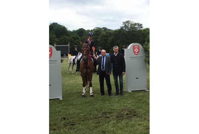 Georgie Spence wins the Austrian leg of the Eventing Nations Cup
