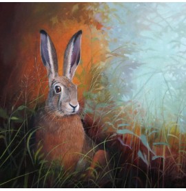 Wildlife Greeting Card - Golden Hare
