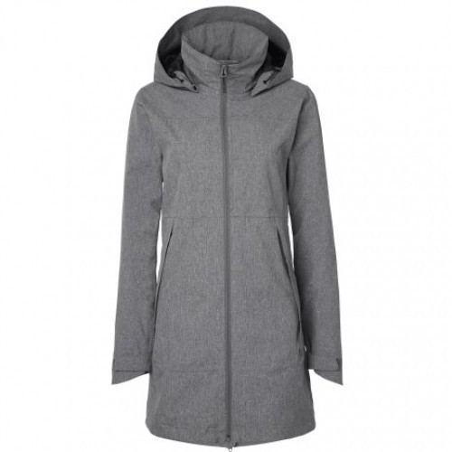 Stierna Storm Rain Coat - Grey Melange image #