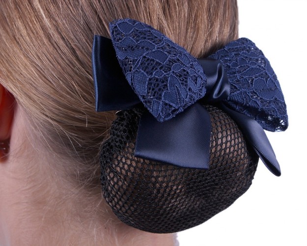 Lace Hair Net with Bow image #