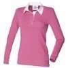 Hot Pink Ladies Rugby Shirt
