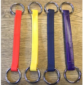 Synthetic Irish Martingales in red, yellow, blue and purple