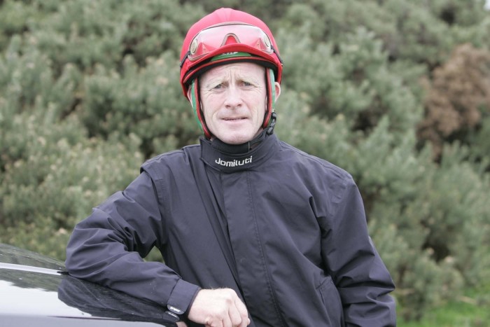 Mick Kinane, champion jockey, in the Jomilui jacket.