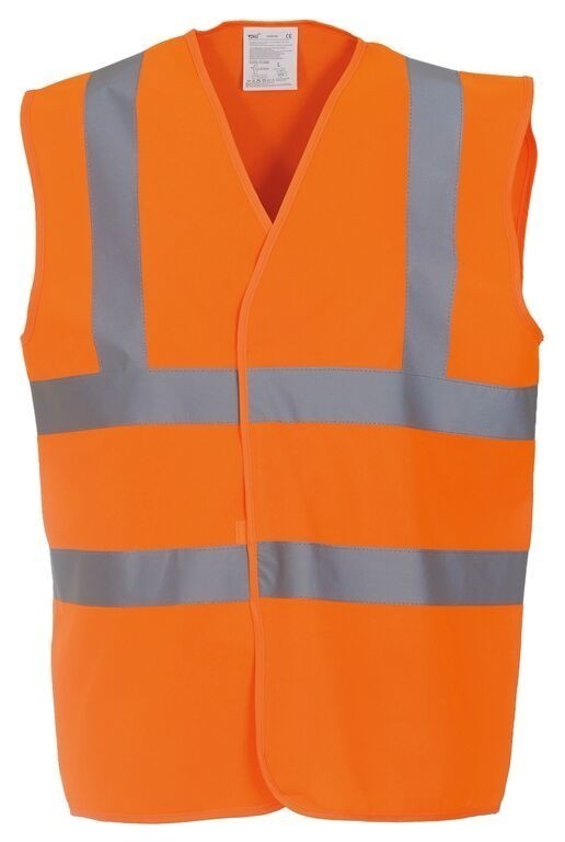 Hi Viz High Visibility 'Young Horse Training' Printed Road Riding Safety Vest 