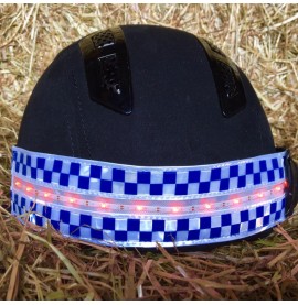 POLITE LED Rechargeable Flashing Hat Band by Equisafety