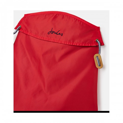 Joules Dog Water Resistant Raincoat - Red  image #