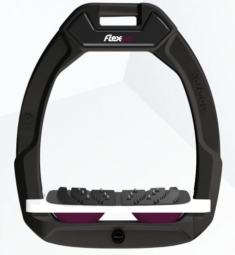 Flex-on Safe-on Black Plum elastomers.