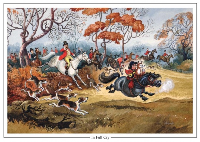 Thelwell Cards - Hunting image #
