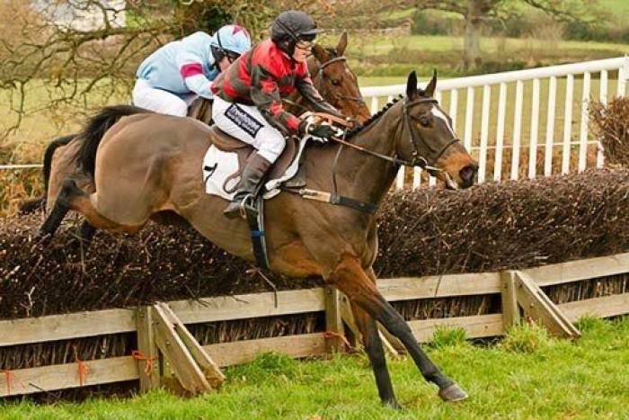 Charlie Hammond riding his first winner on Timeshift in his first ever race, December 2012.