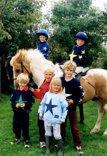 The Twiston-Davis brothers &amp; friends in a selection of printed sweatshirts