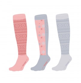 Toggi Womens Fairisle Socks (3 pack)